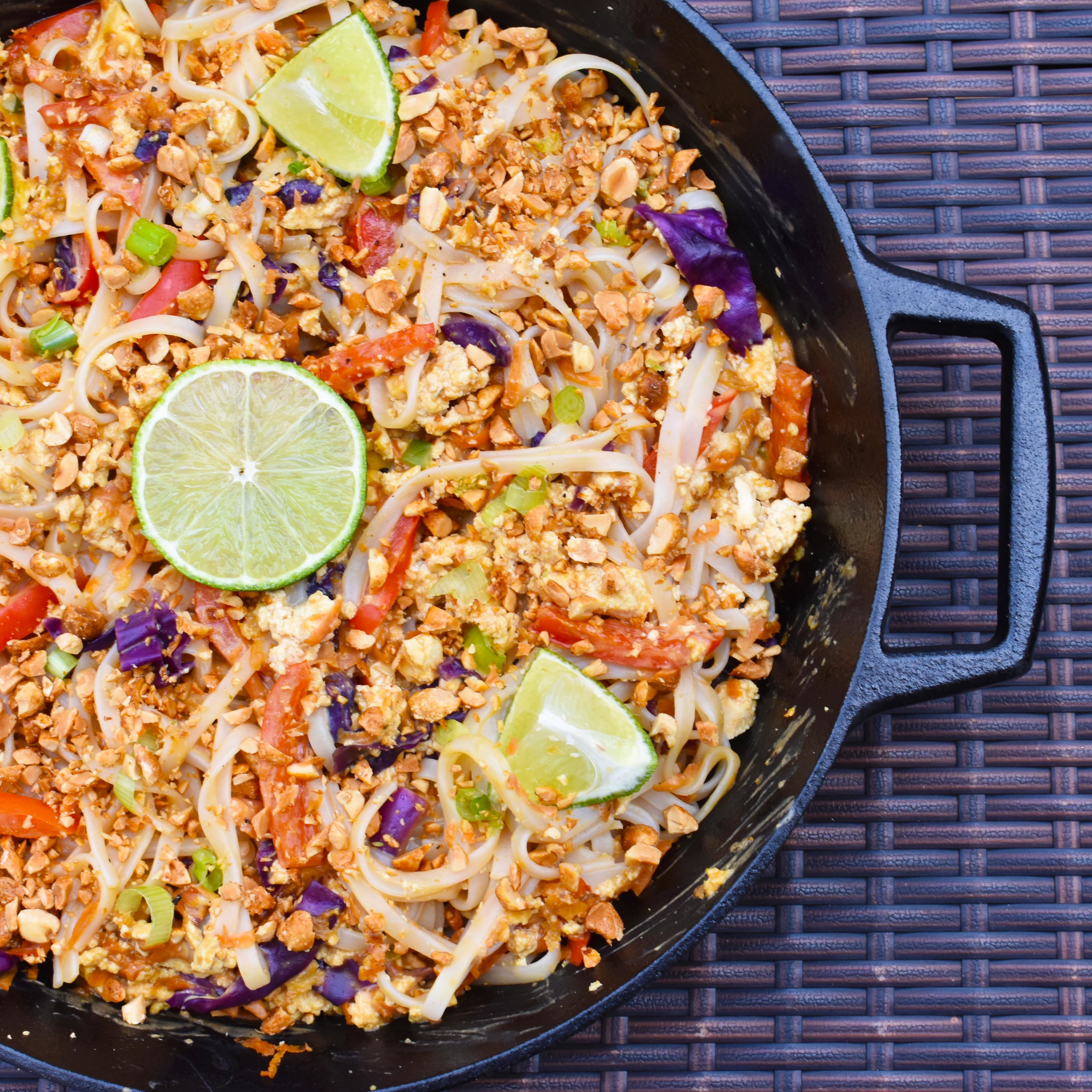 Healthy Vegan Pad Thai Recipe 